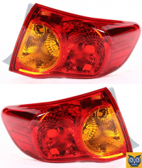 Фонар задній Toyota Corolla 2007-2009 E14 USA E15 EUR зовнішній
